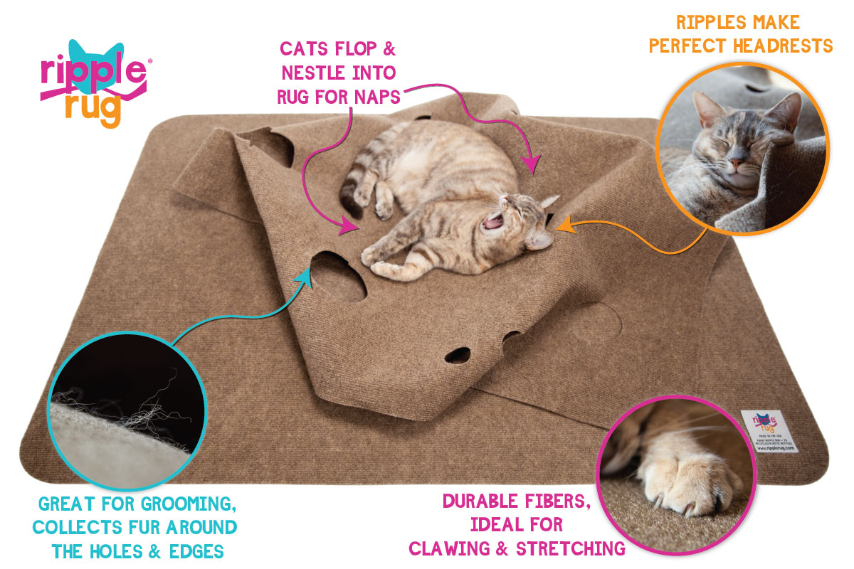 cat rug toy